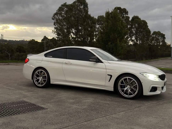 WWC 507 | 5-Split-Spoke Flow-Form Wheel – Silver on BMW F32 435i