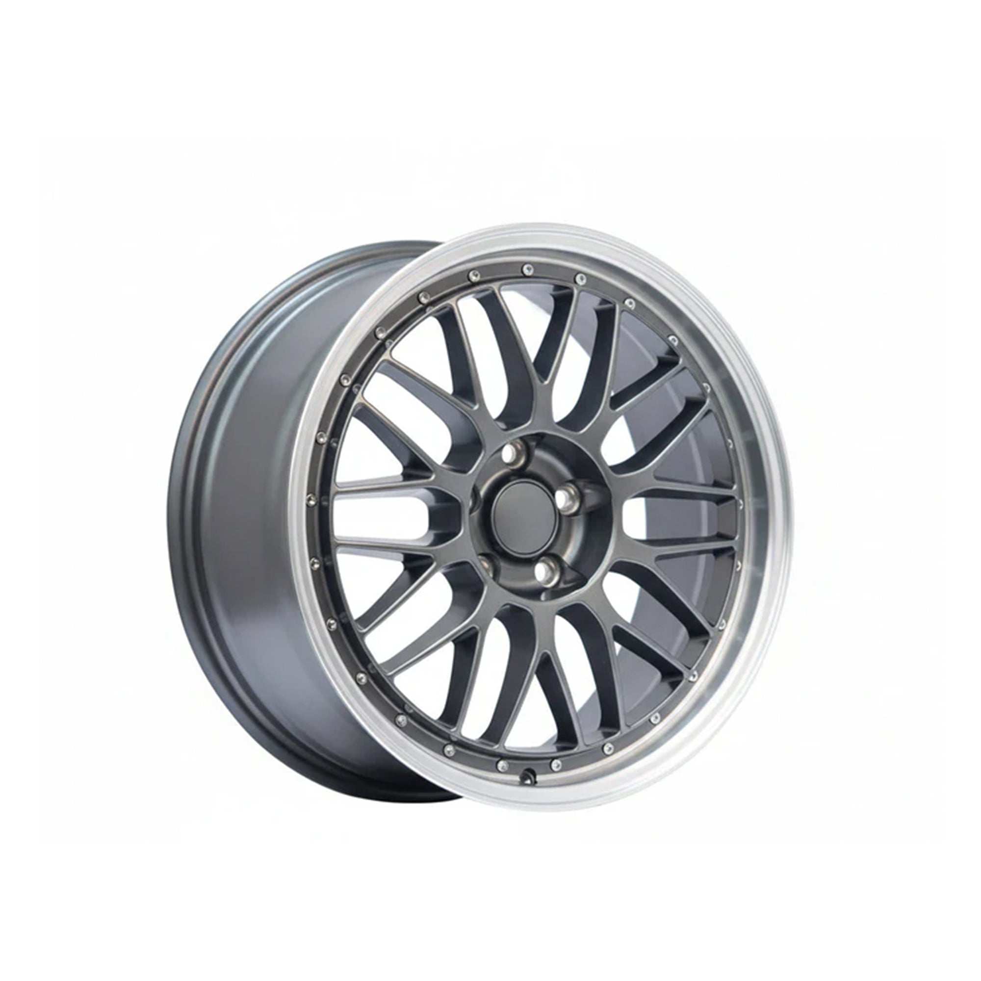 506 LeMans Styled Flowform Wheels – Hyper Black (Gunmetal) Machine Lip