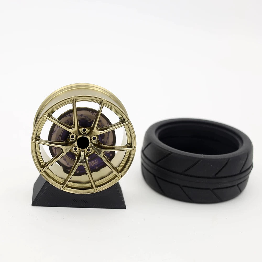 Miniature Wheel Air Freshener Apex VS5RS by WheelWorkCustoms, featuring a detailed wheel design in vibrant colors.