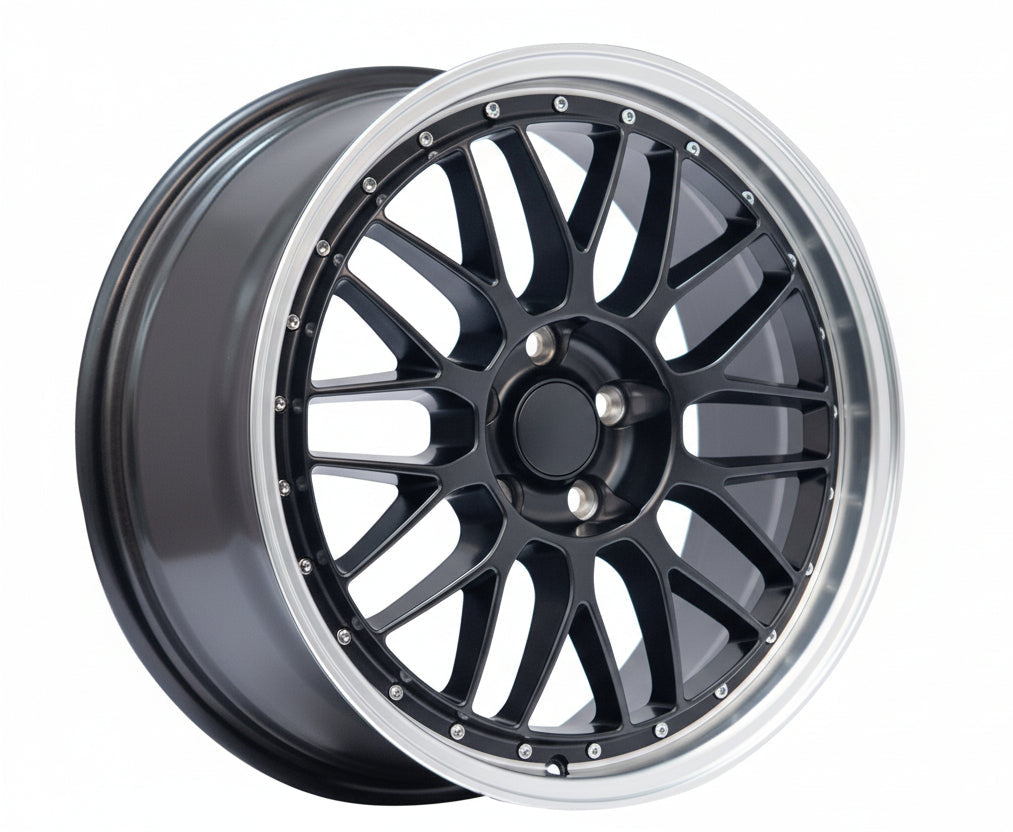 506 LM Styled Flowform Wheels – Black Machine Lip