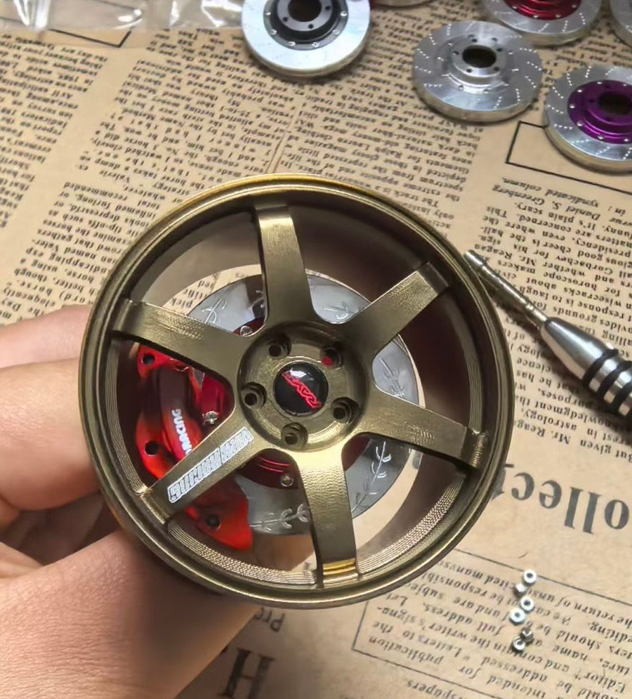 Miniature Six-Spoke Wheel and Brake Air Freshener