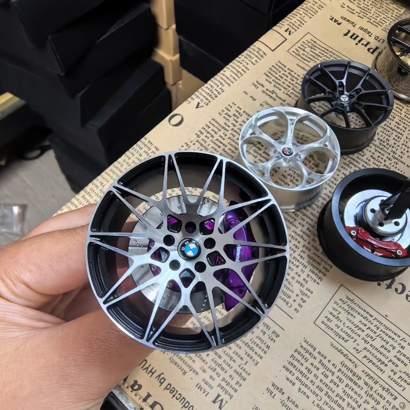 Miniature Wheel Air Freshener OEM BMW