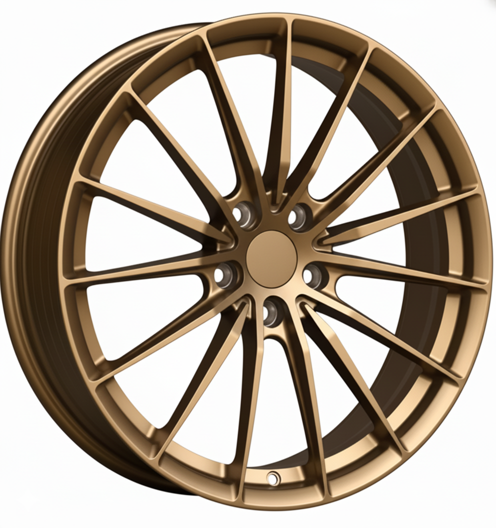 15 Spoke (HRE inspired) performance flowform wheels - Satin Bronze