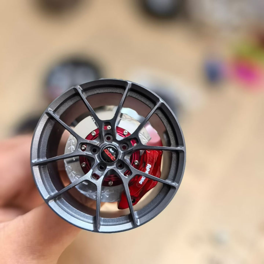 Miniature Split Twin-Spoke Wheel and Brake Air Freshener