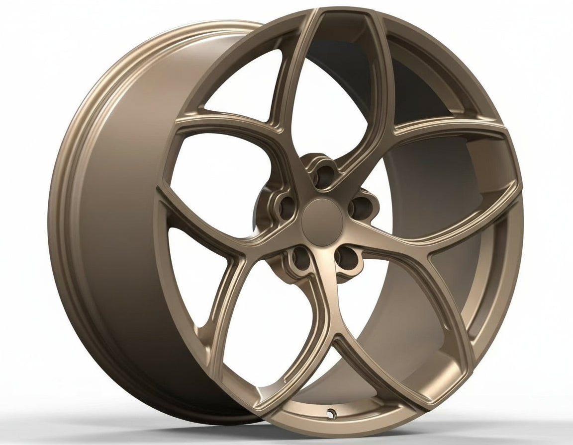 Custom Forged  5 Petal Spoked wheels