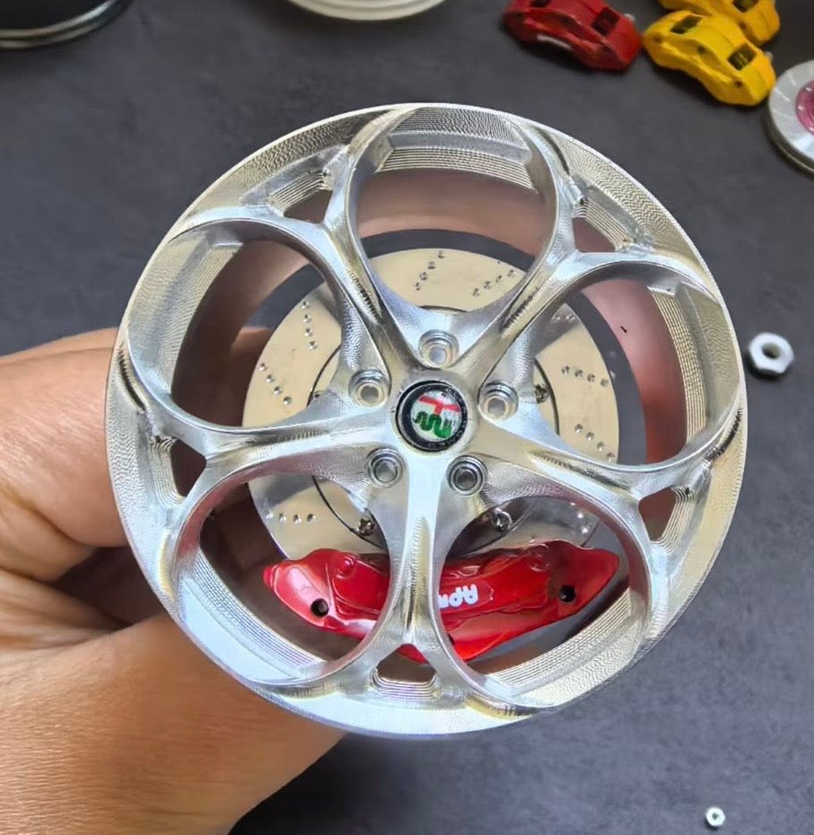 Miniature Wheel Air Freshener Alfa Romeo Quadrifoglio