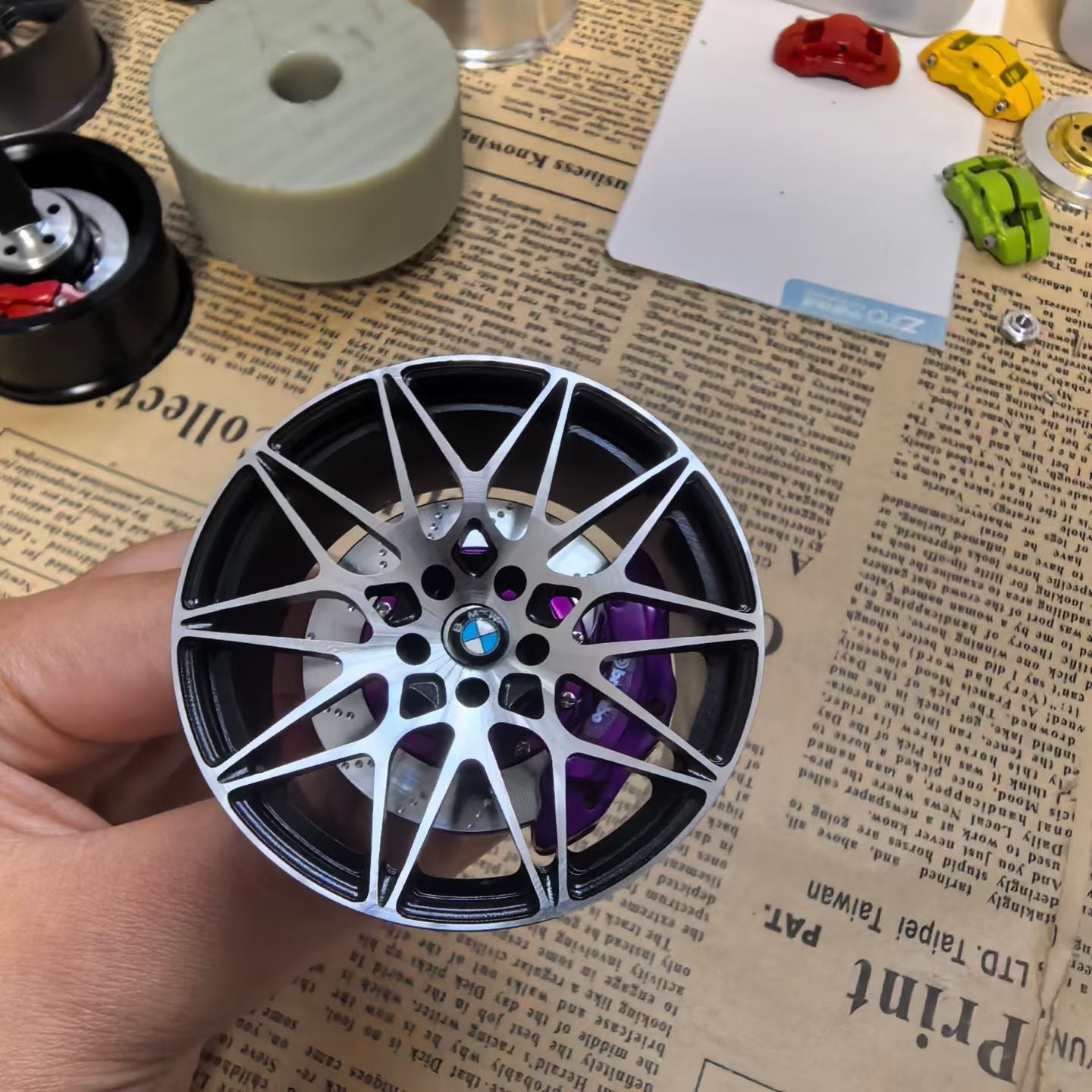 Miniature Wheel Air Freshener OEM BMW