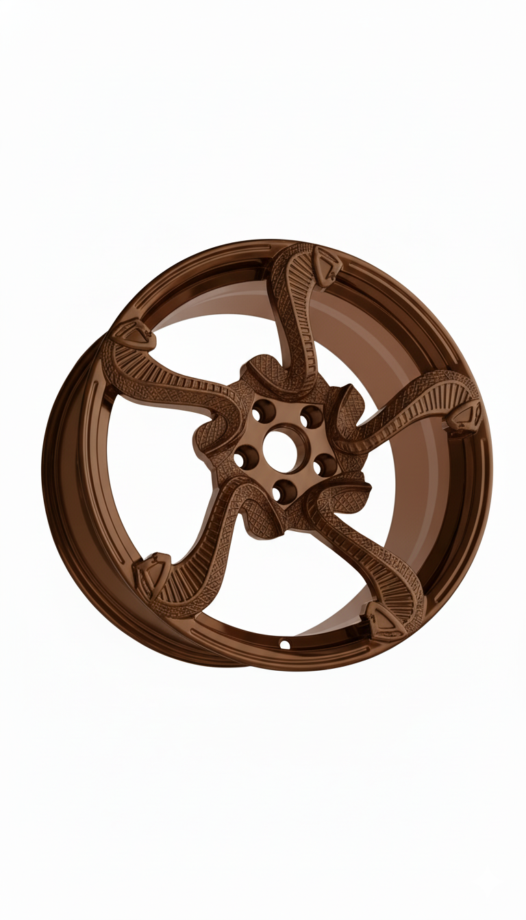 Custom forged wheels - Shelby Snake Serpent forged wheels