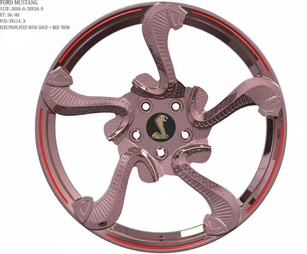 Custom forged wheels - Shelby Snake Serpent forged wheels