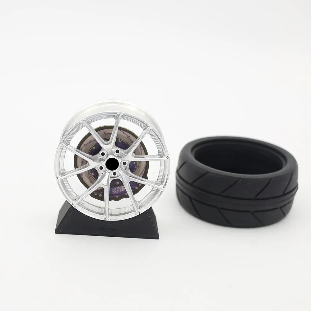 Miniature Wheel Air Freshener Apex VS5RS by WheelWorkCustoms, featuring a detailed wheel design on a small air freshener.