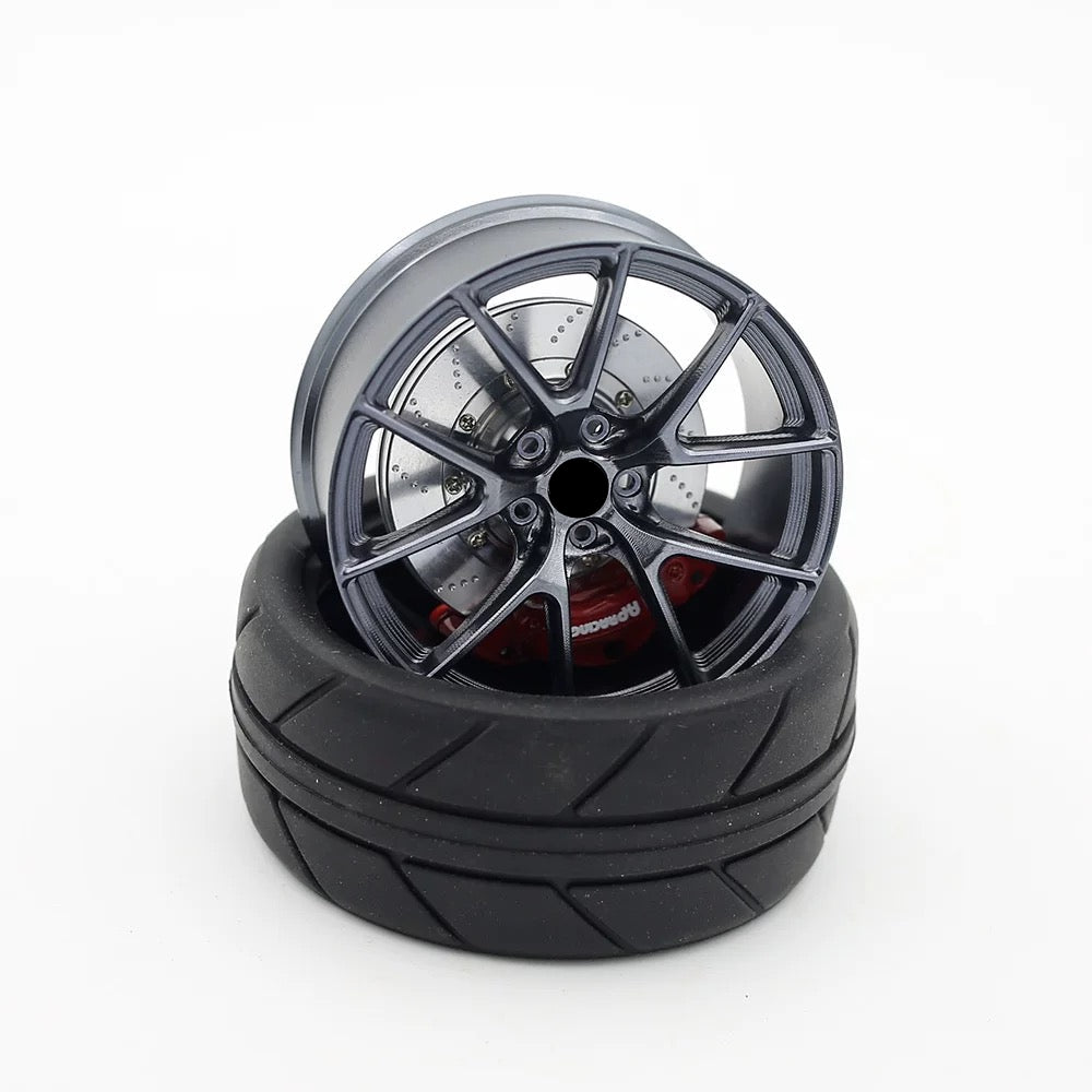 Miniature Wheel Air Freshener Apex VS5RS by WheelWorkCustoms hanging with detailed wheel design and branding.