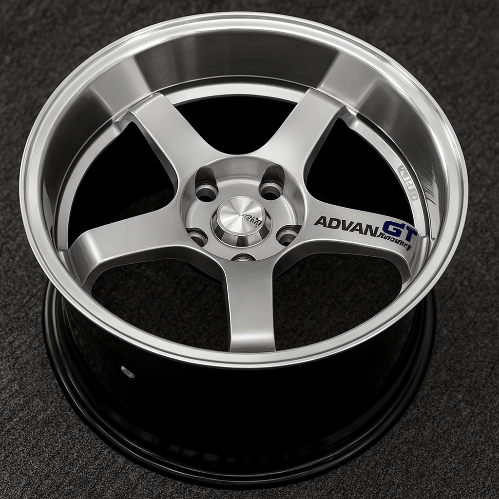 512 Advan GT styled flowform wheels - Silver