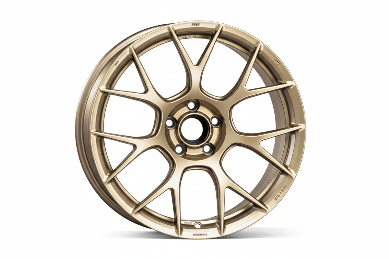 Flow Form RE-V7 Style Wheels - 7-Cross Spoke Performance Rims - Bronze
