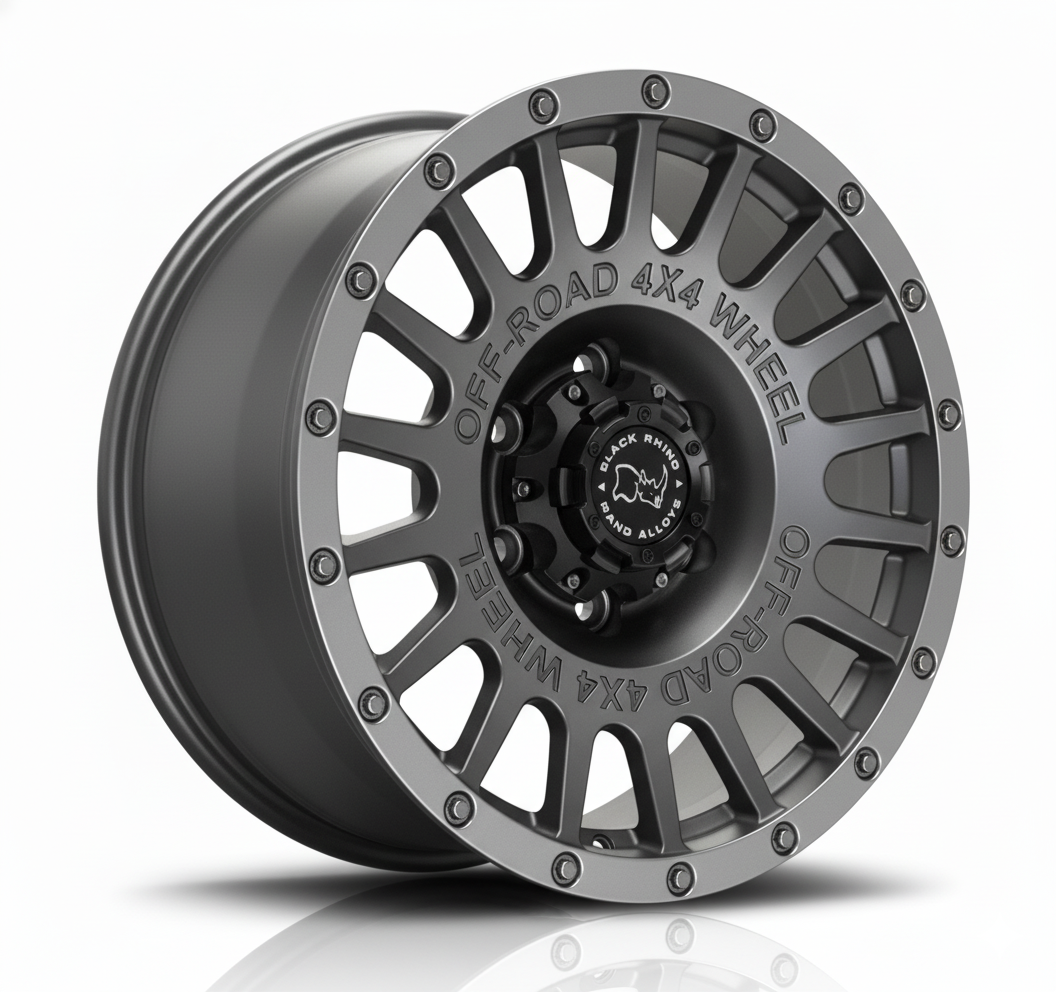 605 Offroad Flow Form Wheels - Gun Metal Gray Matt