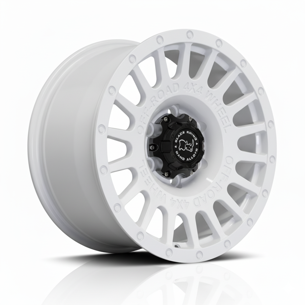 605 Offroad Flow Form Wheels - Champion White