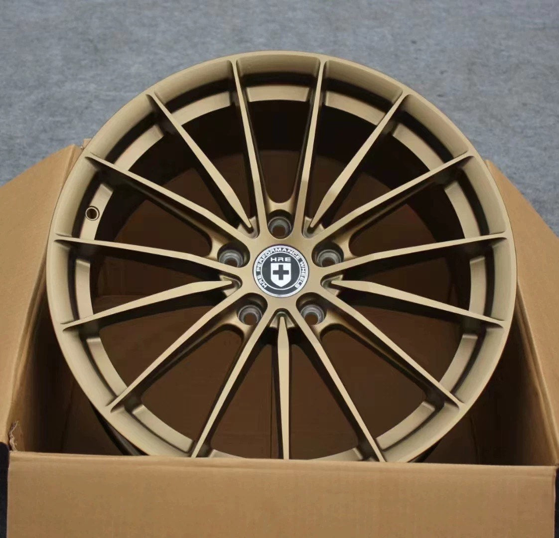 15 Spoke (HRE inspired) performance flowform wheels - Satin Bronze