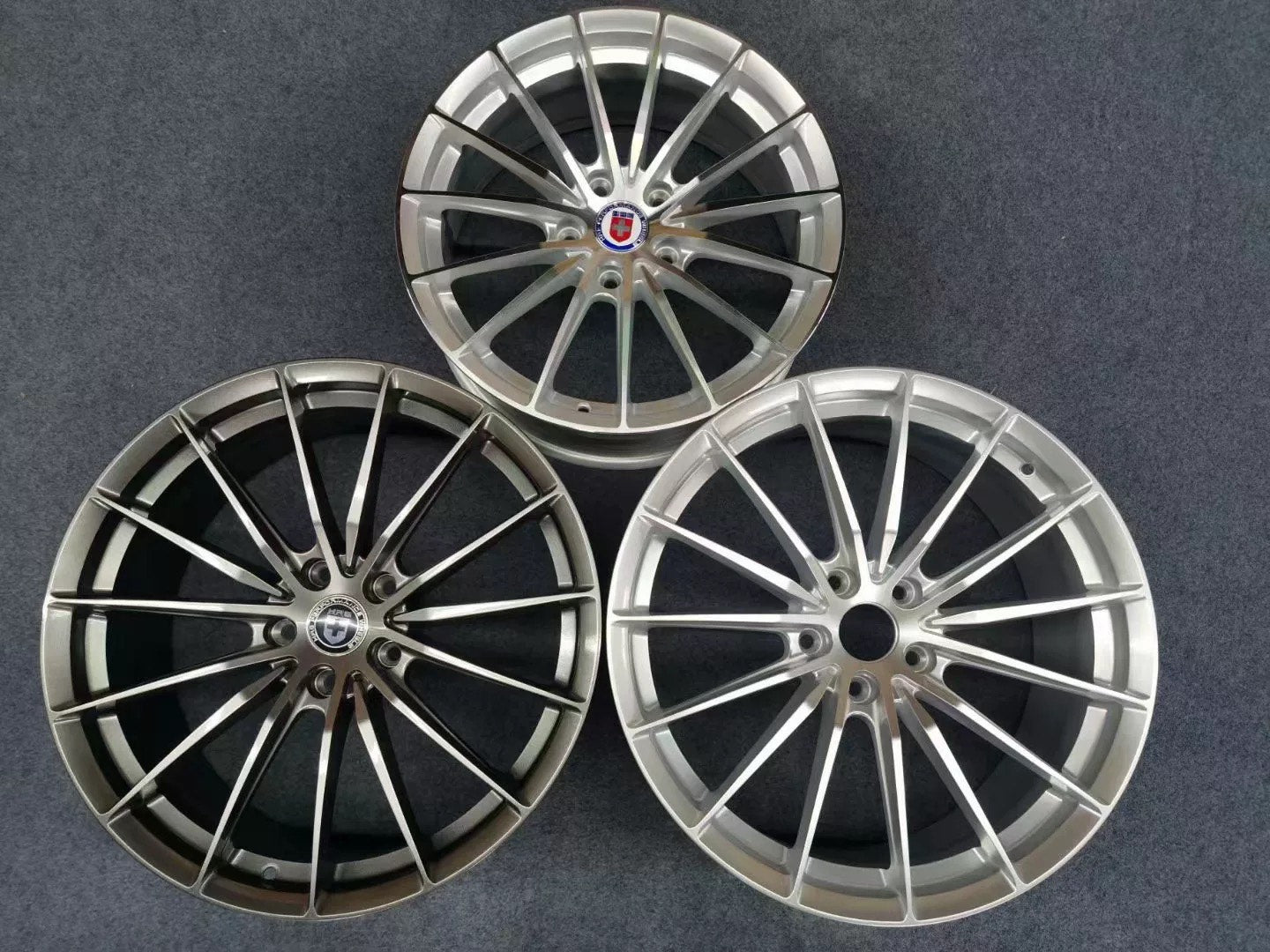 15 Spoke (HRE inspired) performance flowform wheels - Silver
