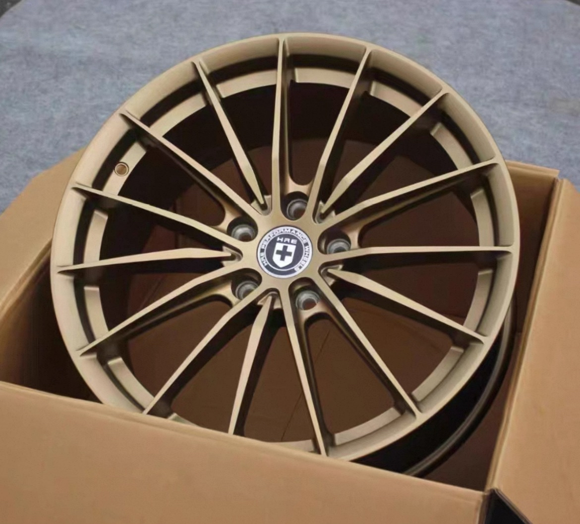 15 Spoke (HRE inspired) performance flowform wheels - Satin Bronze
