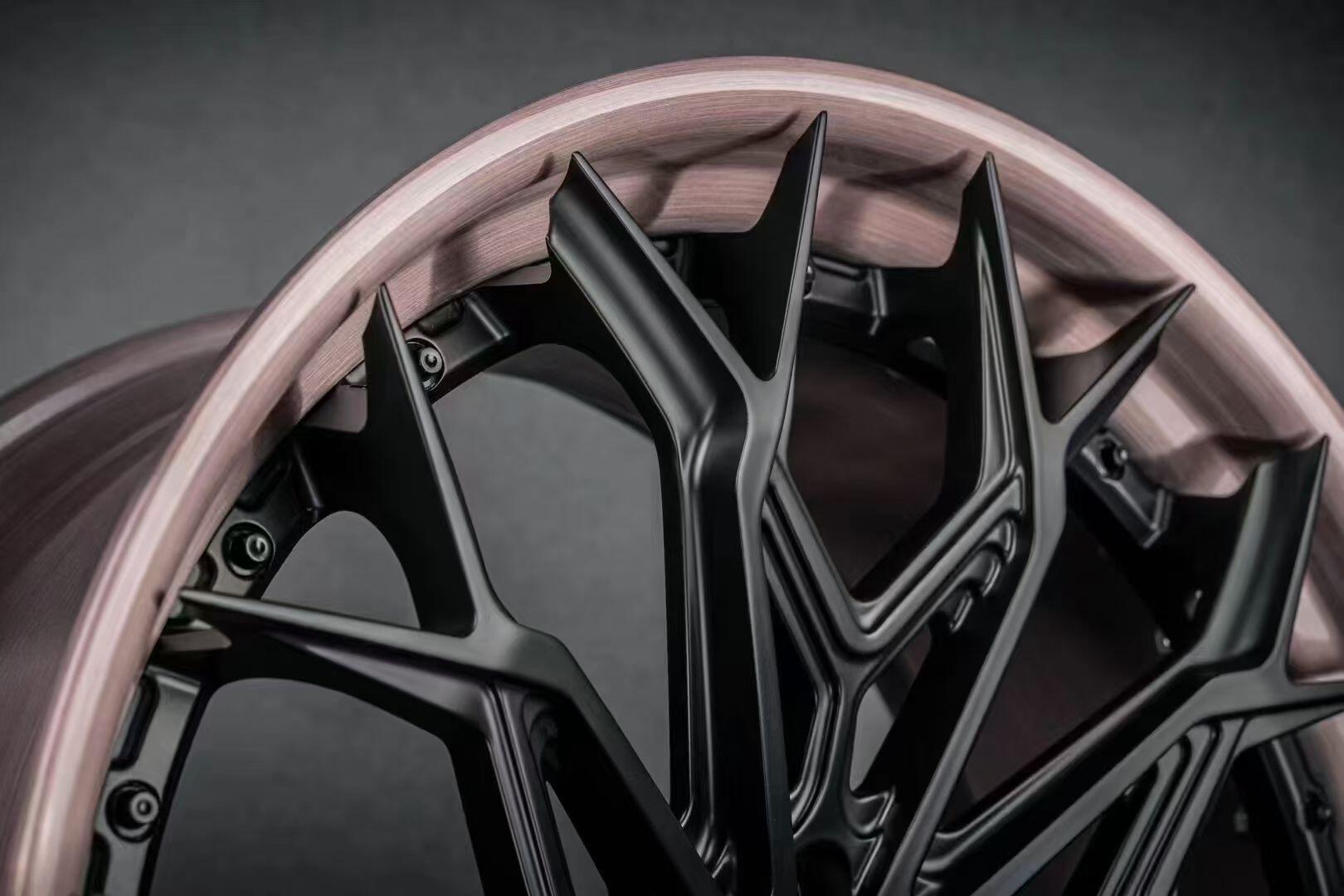 Custom Forged WF Mesh Work 2-Piece Wheels