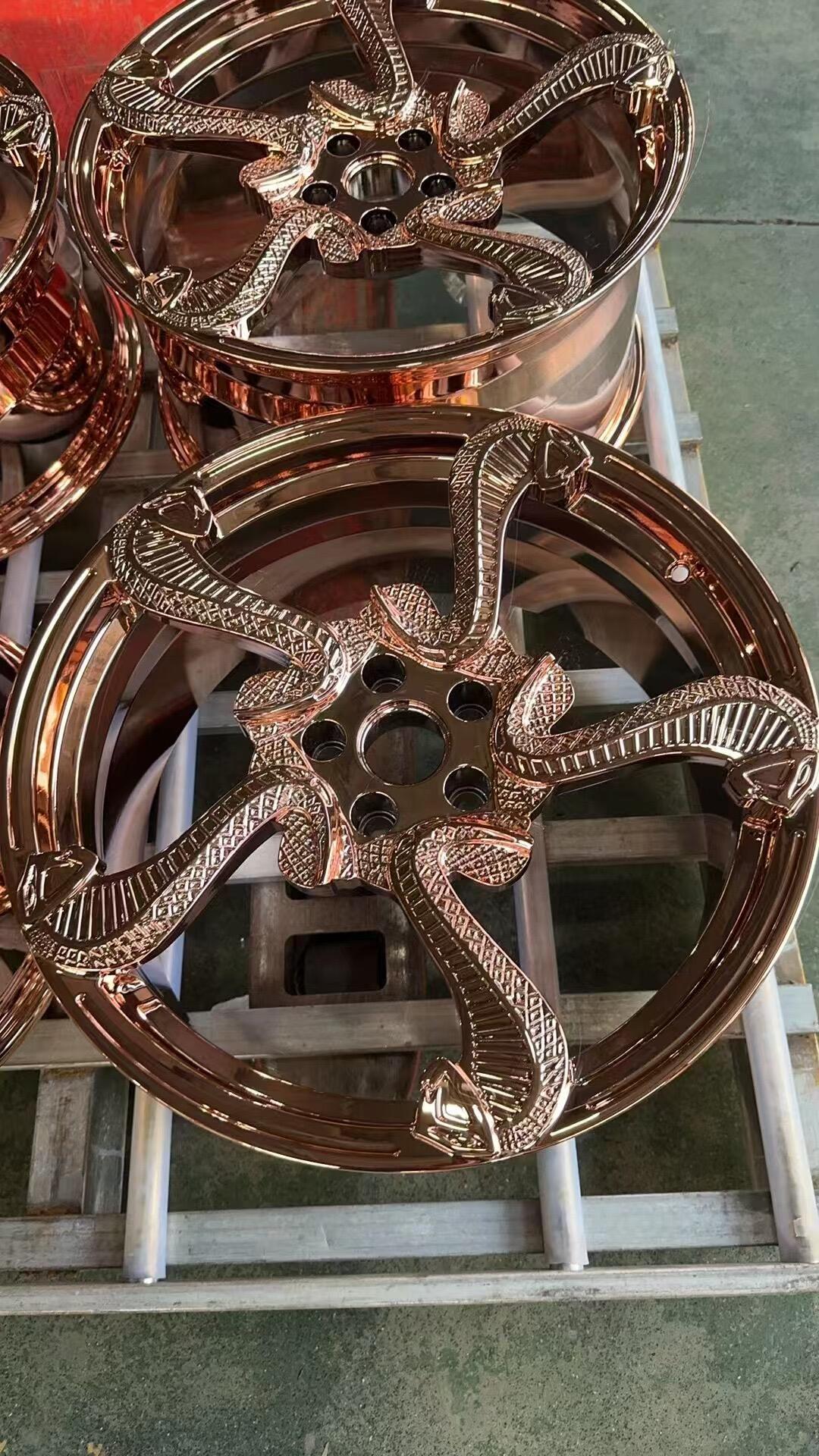 Custom forged wheels - Shelby Snake Serpent forged wheels