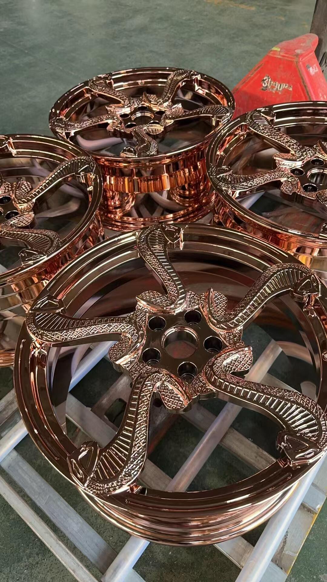 Custom forged wheels - Shelby Snake Serpent forged wheels