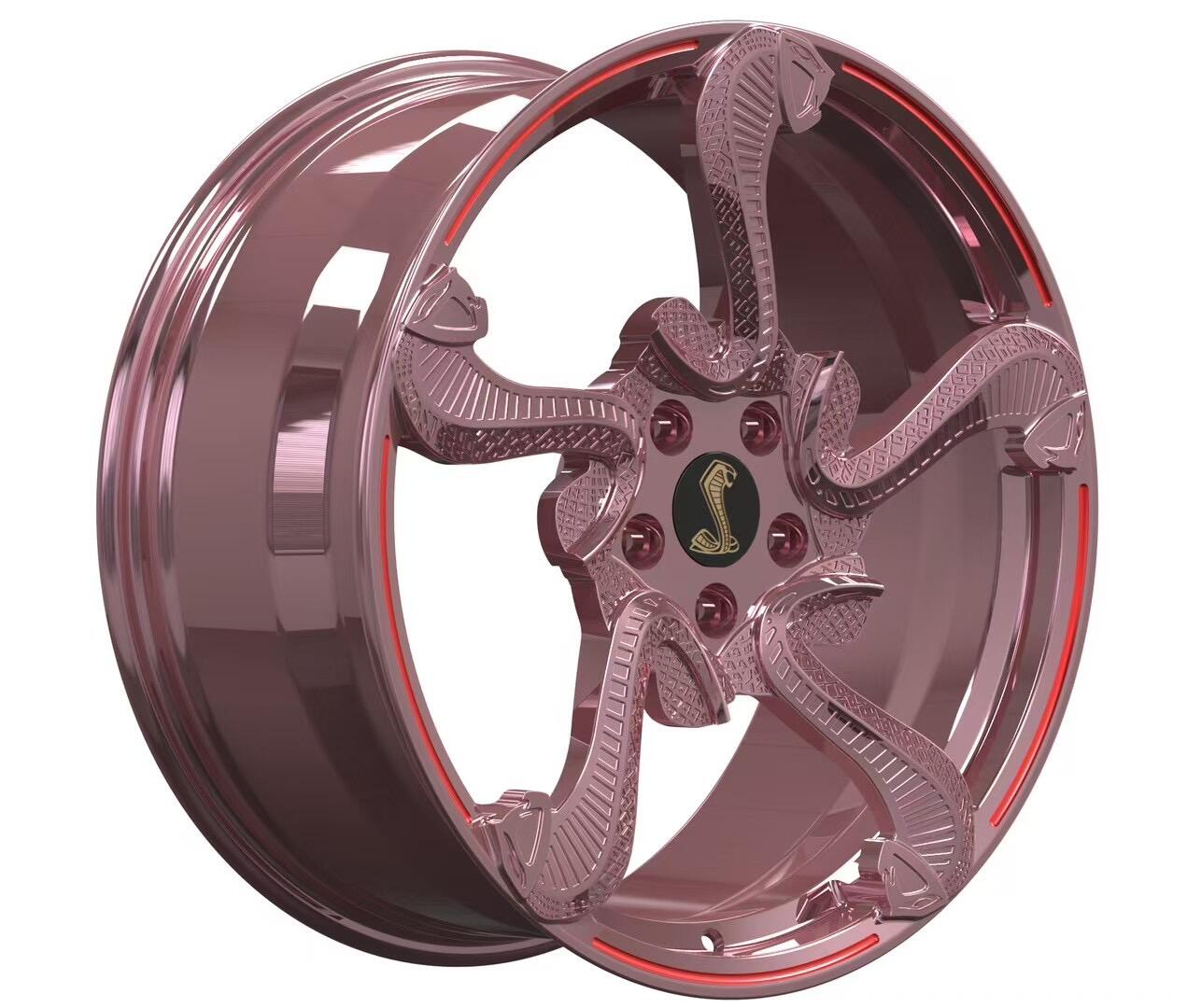 Custom forged wheels - Shelby Snake Serpent forged wheels