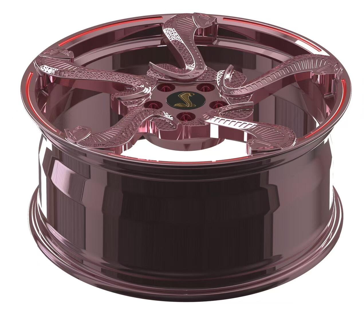 Custom forged wheels - Shelby Snake Serpent forged wheels