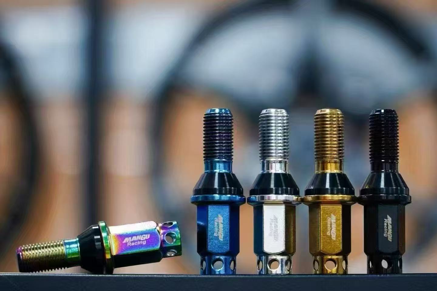 Mangu Racing Fully Forged Aluminum Lug Bolts & Nuts