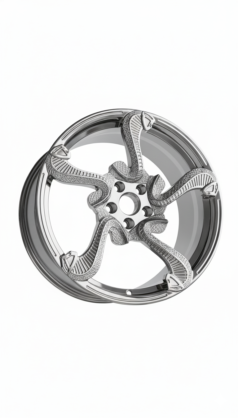Custom forged wheels - Shelby Snake Serpent forged wheels