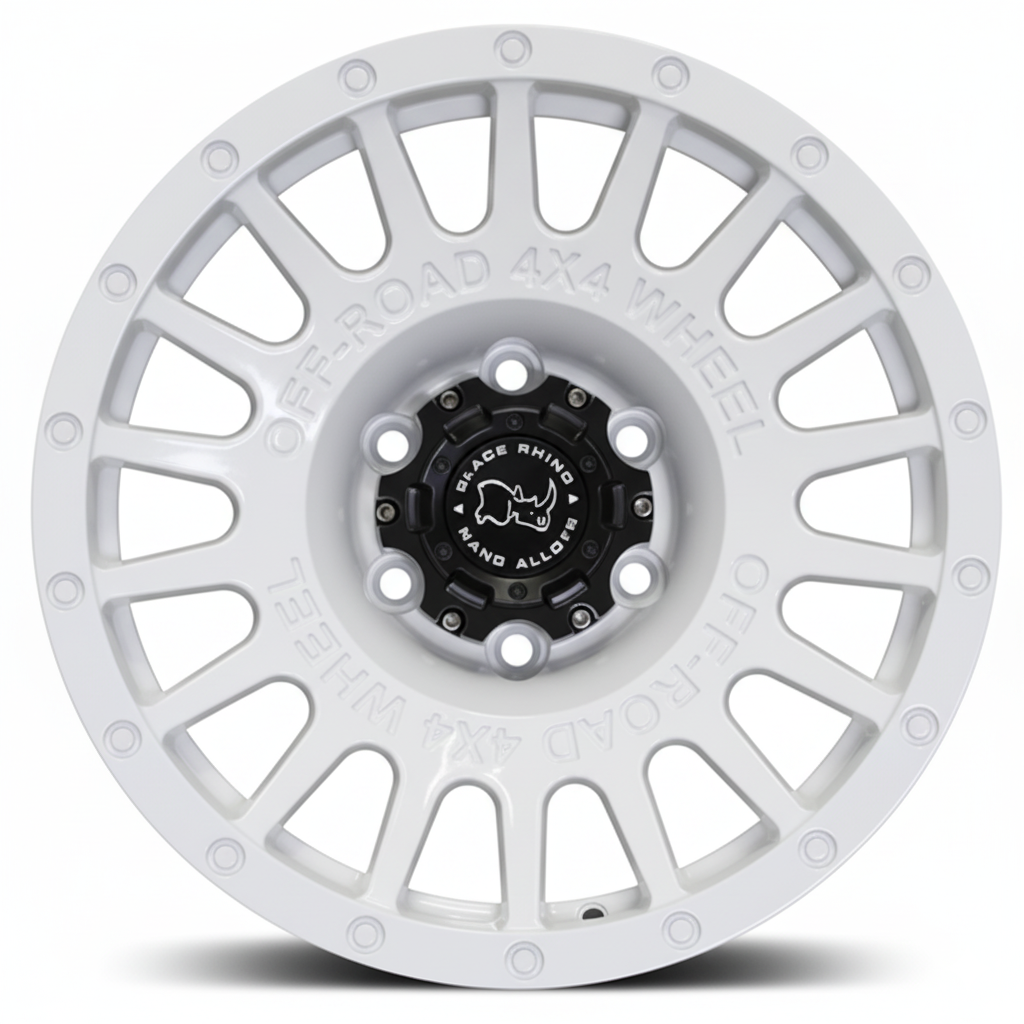 605 Offroad Flow Form Wheels - Champion White