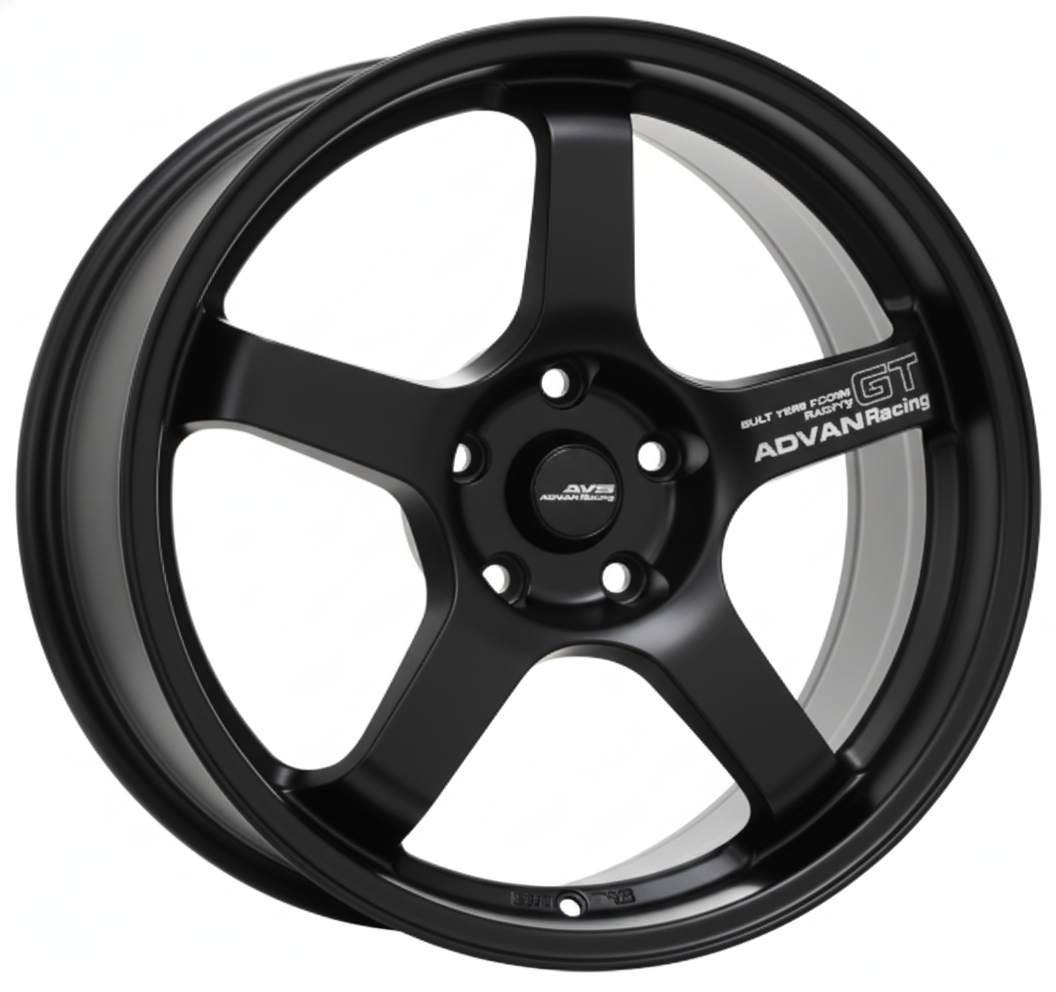 512 Advan GT styled flowform wheels - Matt Black