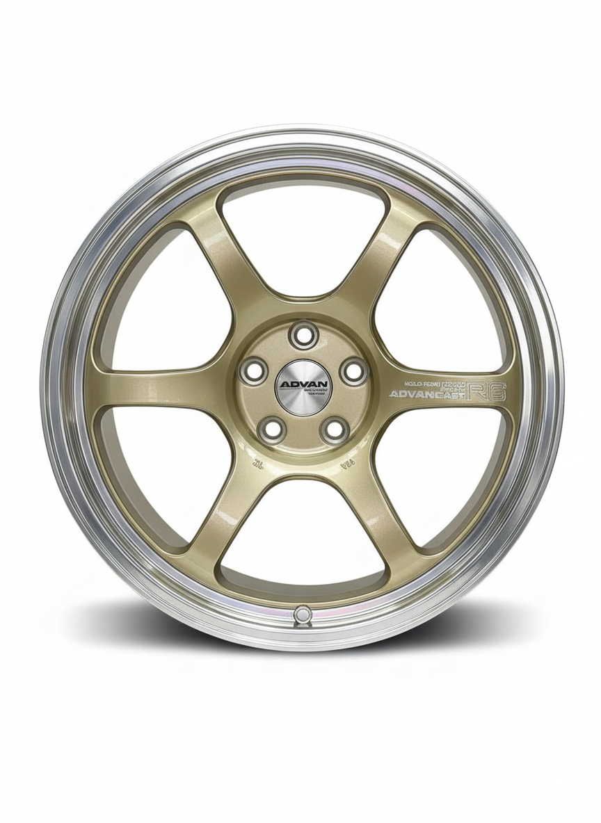 Custom Forged Advan racing R6 inspired performance wheels