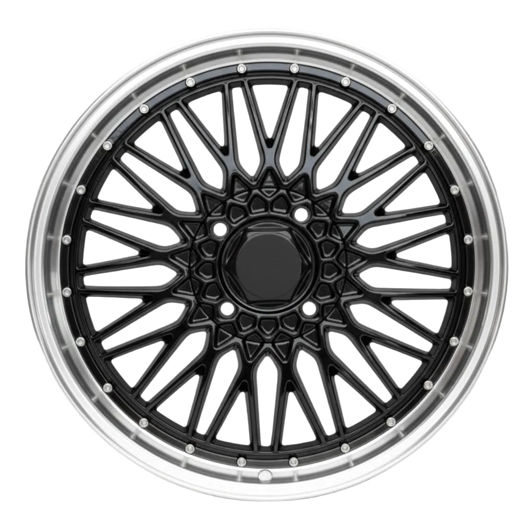 508 RS – Classic Mesh Motorsport Wheel – Black Machine Lip