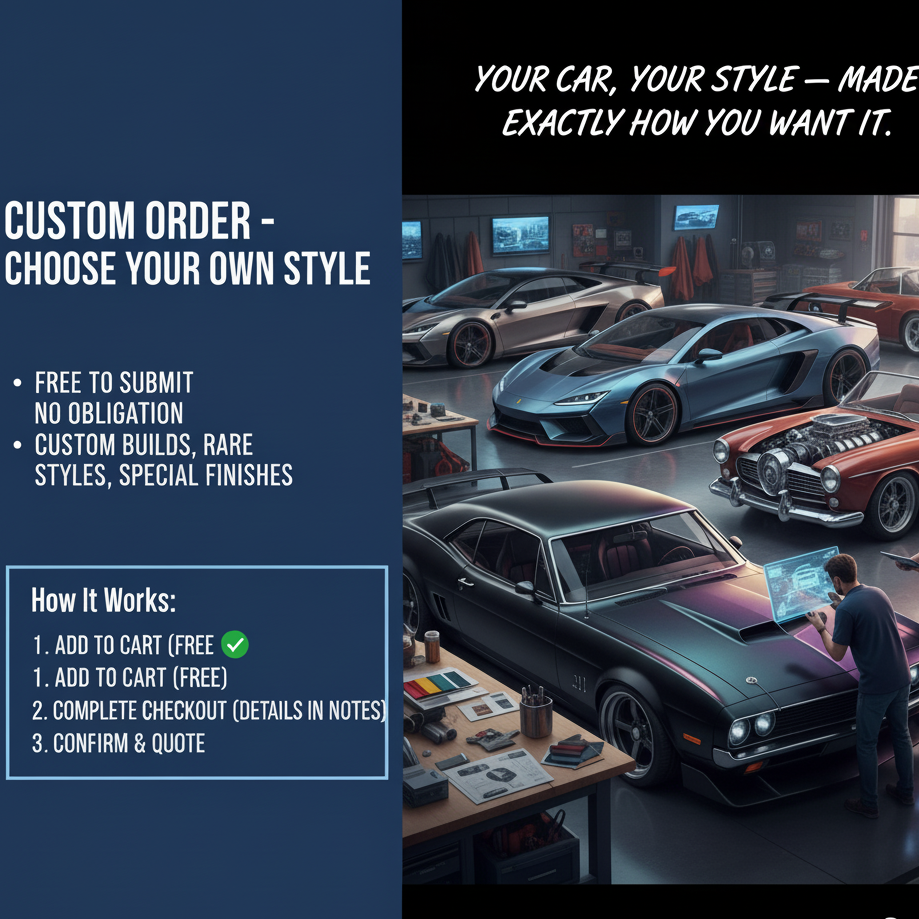Custom Forged Wheel Custom design order page