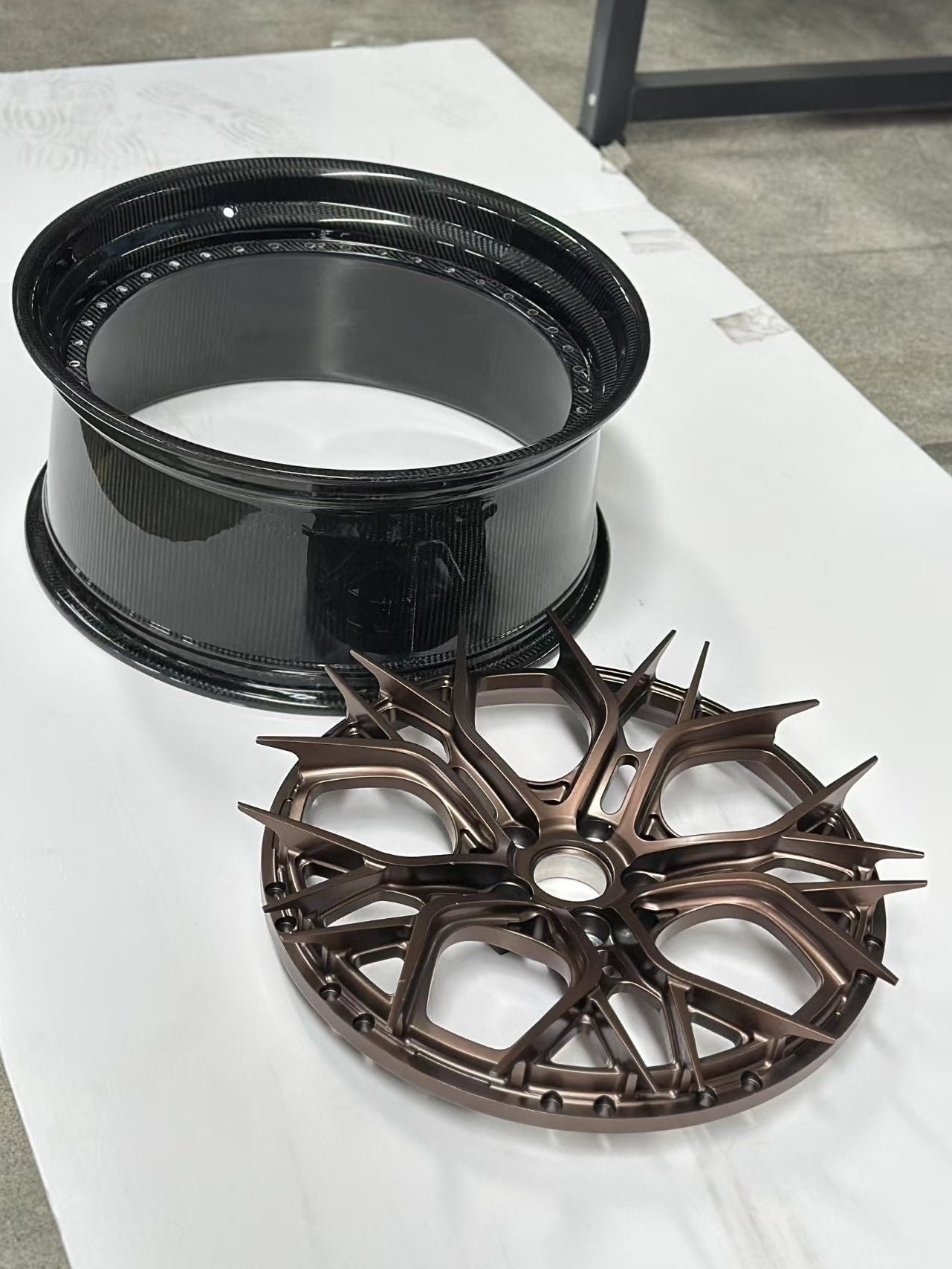 Custom Forged Full Carbon Fibre Wheel