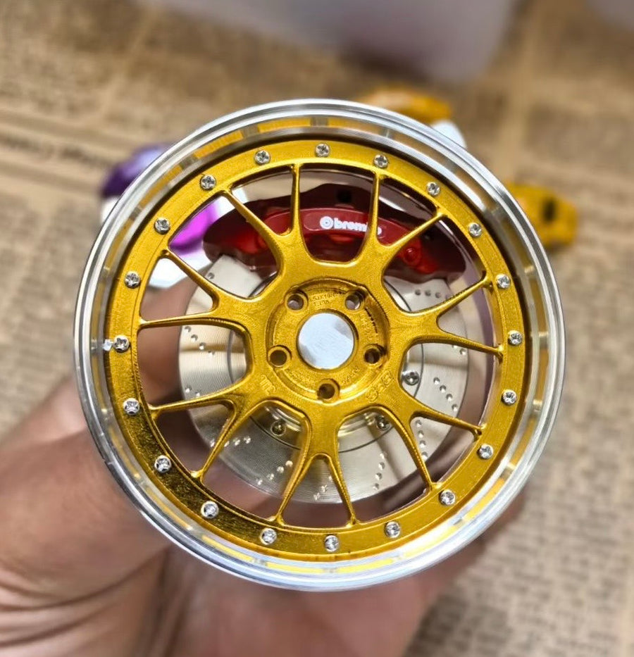 Miniature Motorsport Mesh Wheel and Brake Air Freshener