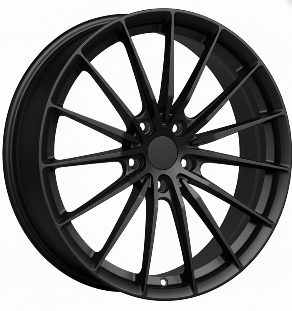 15 Spoke performance flowform wheels - Black