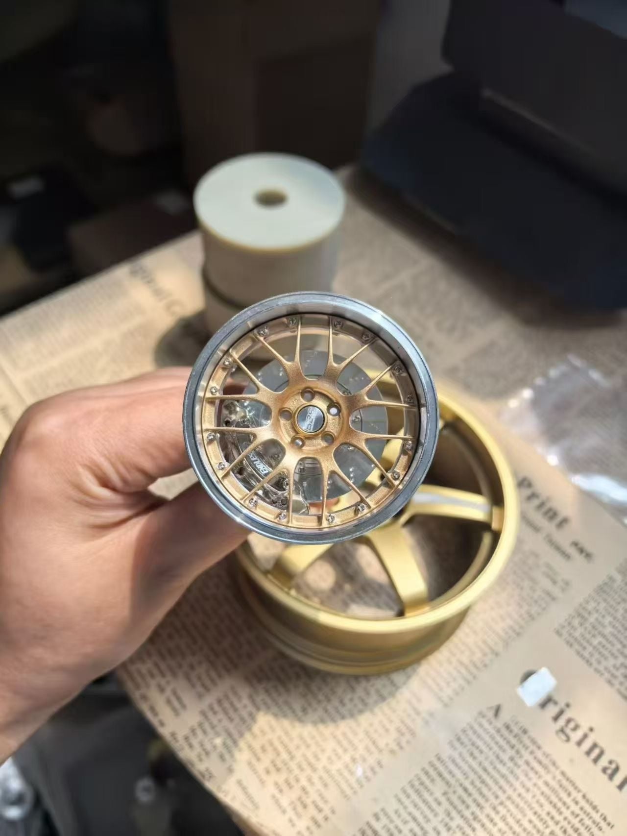 Miniature Wheel Air Freshener BBS RS GT