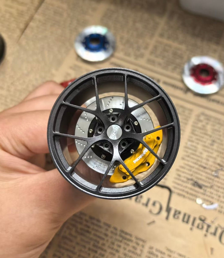 Miniature Split-Spoke Wheel and Brake Air Freshener