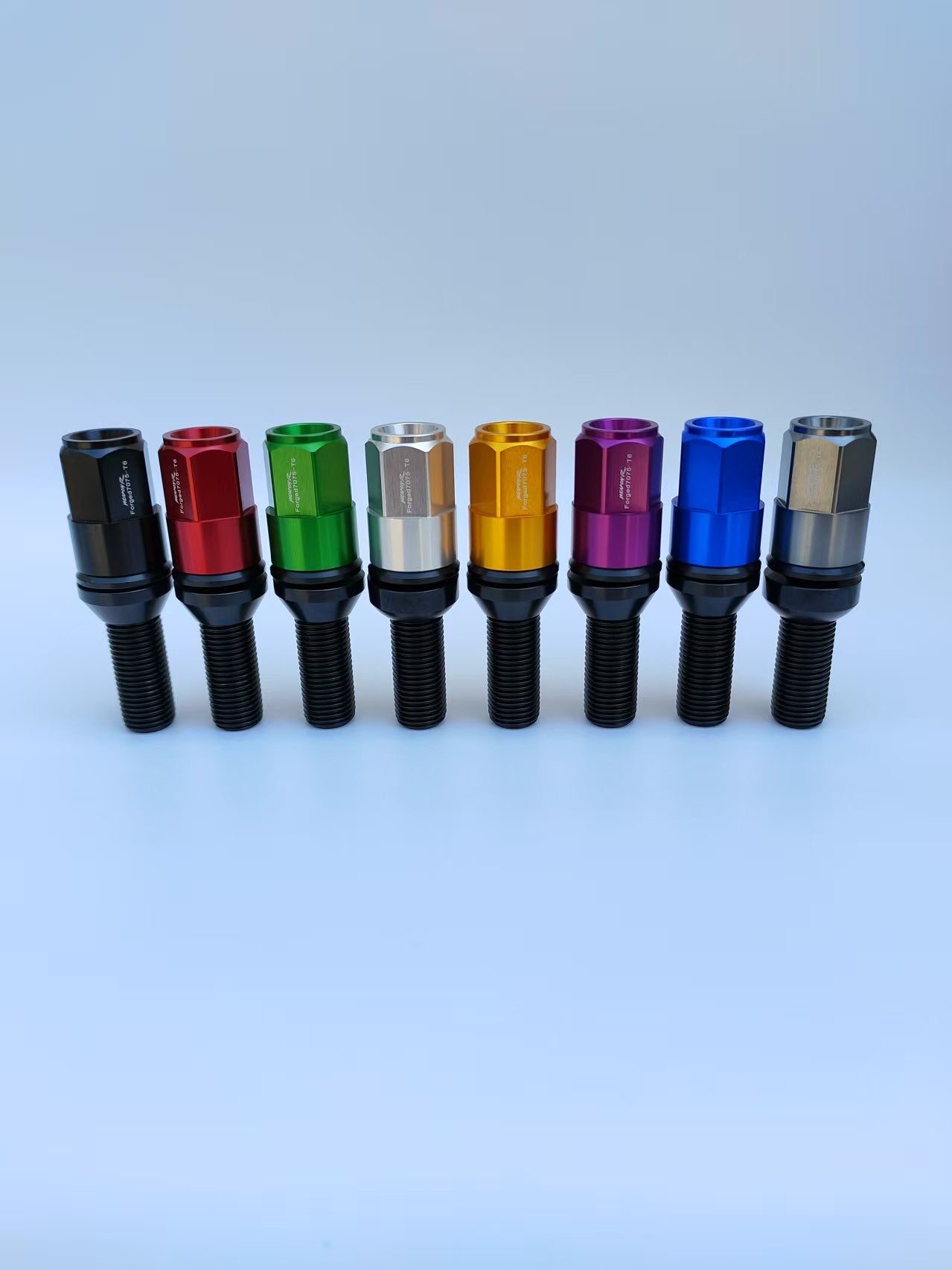 Open end forged extended racing lug nuts