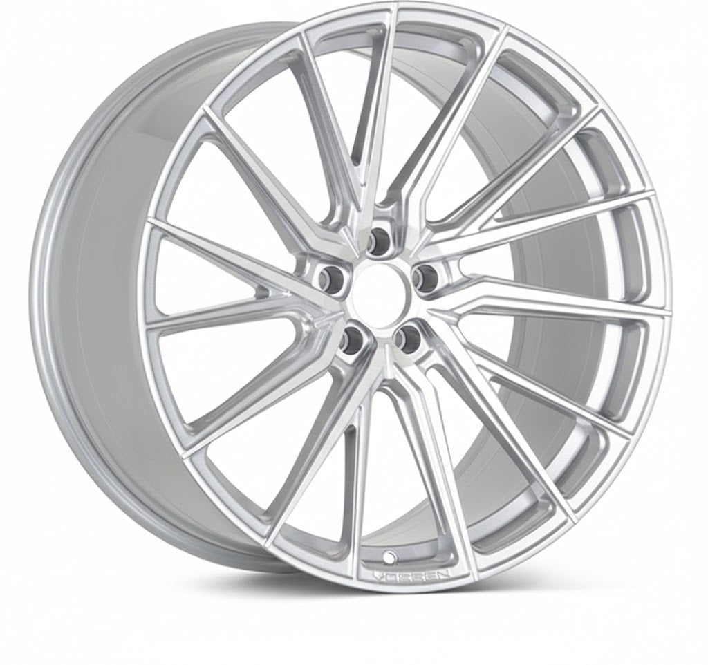 3S055 HF4 FlowForm Wheels – Silver Machined Face