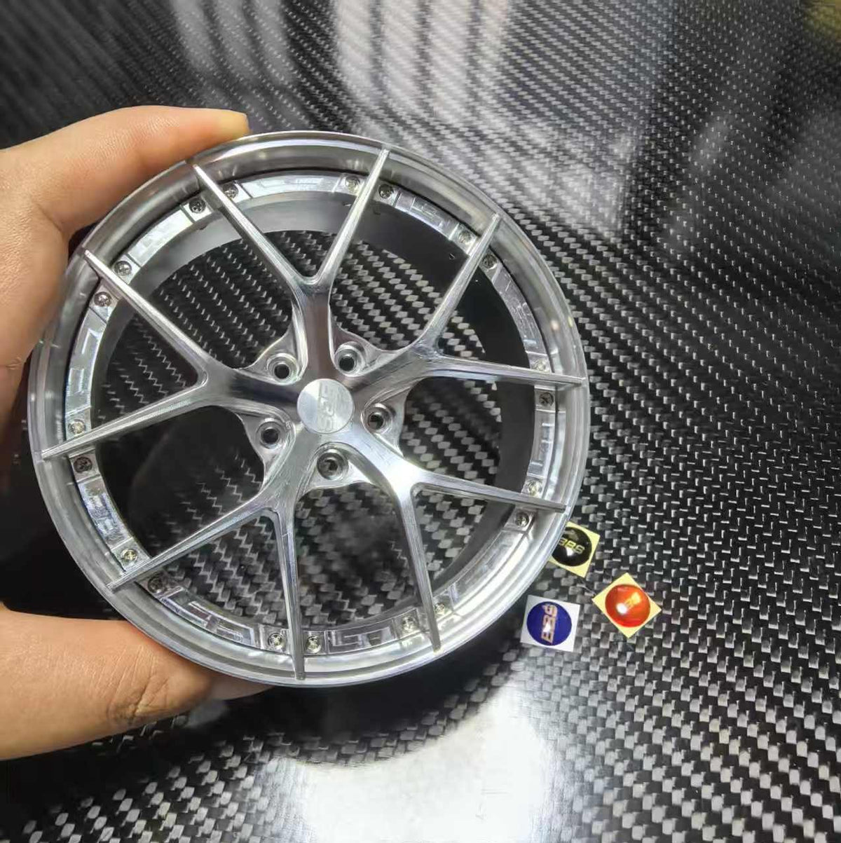 Split-Spoke 10cm Die-Cast Aluminium Mini Wheel – view 3