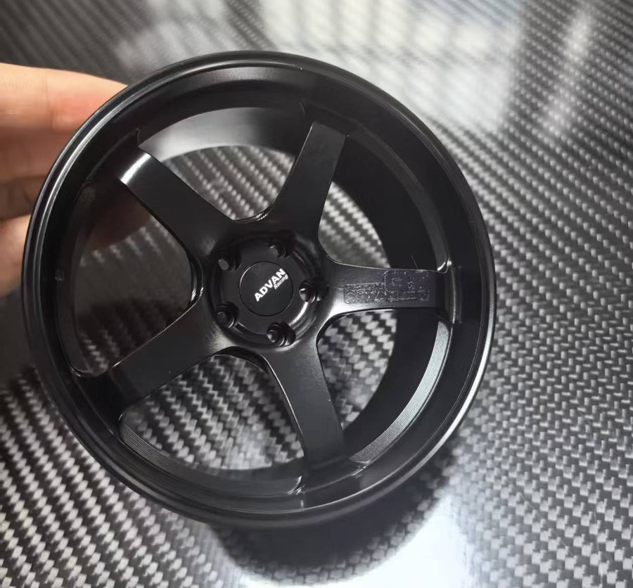 Five-Spoke Concave 10cm Die-Cast Aluminium Mini Wheel