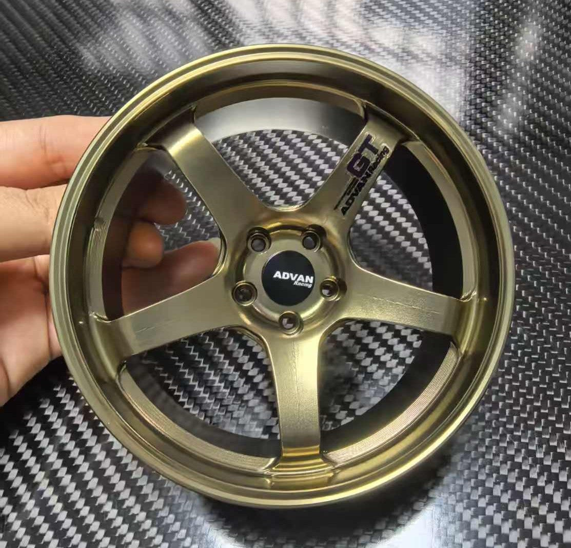 Five-Spoke Concave 10cm Die-Cast Aluminium Mini Wheel, photo 3