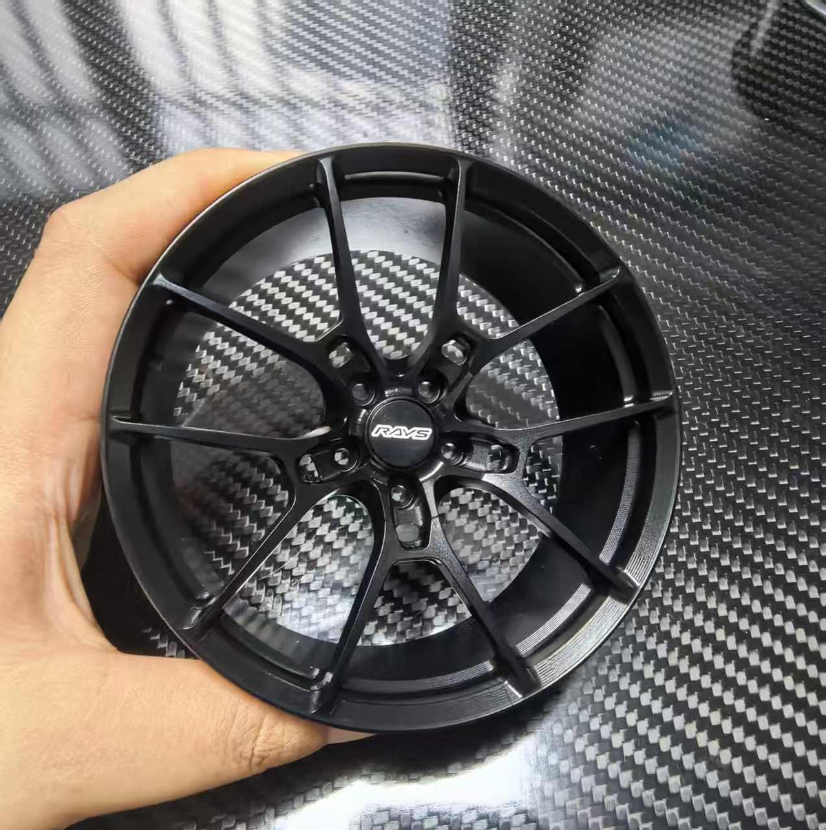 Multi-Spoke 10cm Die-Cast Aluminium Mini Wheel – view 5