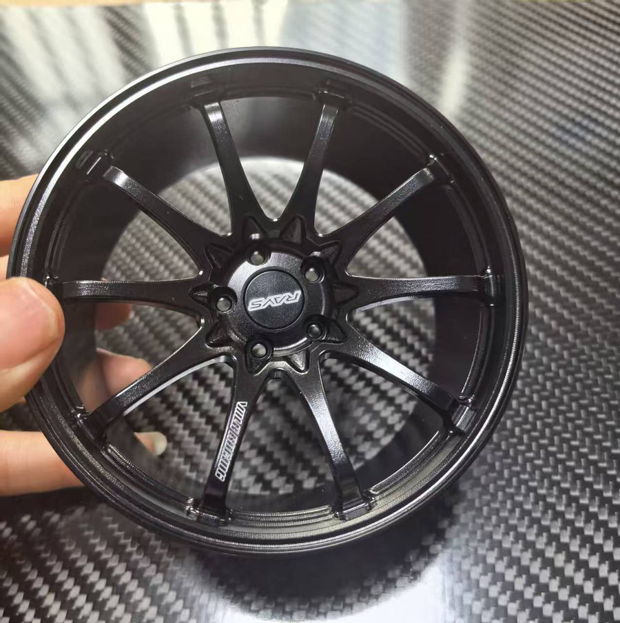 10-Spoke 10cm Die-Cast Aluminium Mini Wheel – view 2