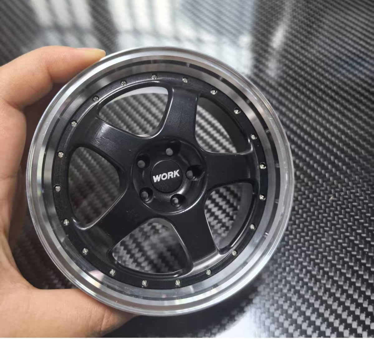Classic 5-Spoke 10cm Die-Cast Aluminium Mini Wheel – view 2