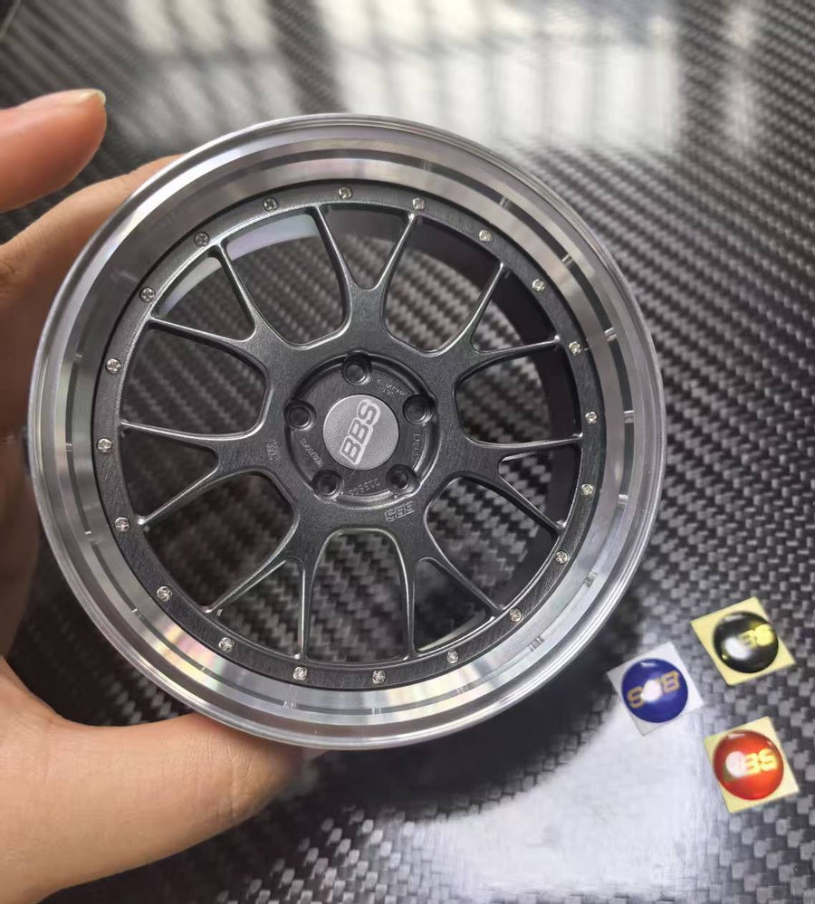 Cross-Mesh 10cm Die-Cast Aluminium Mini Wheel