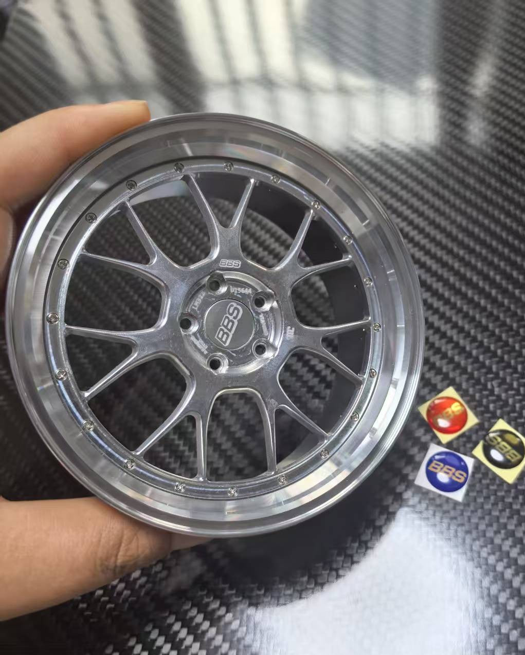 Cross-Mesh 10cm Die-Cast Aluminium Mini Wheel, photo 4