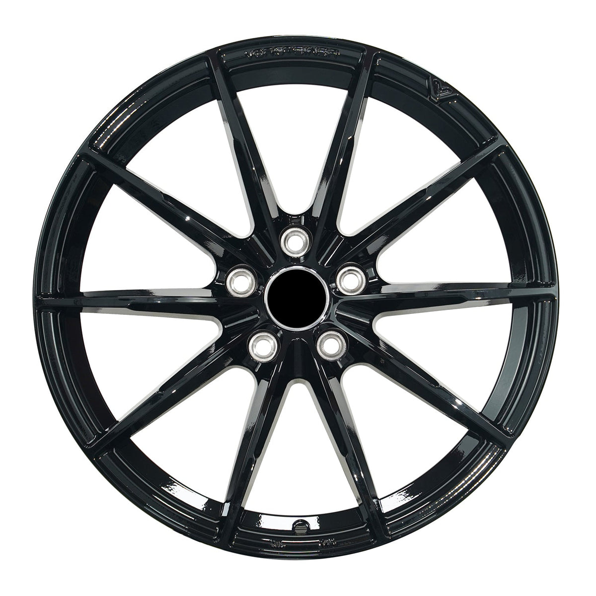 WWC 515 Three-Spoke Flow-Form Wheel Black, photo 2